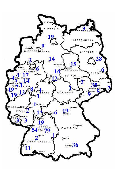 [Image: Anzahl der MemorandumsunterzeichnerInnen nach Standorten ermittelt. Quizfrage: In welchem Bundesland grndete sich die RAF? ]